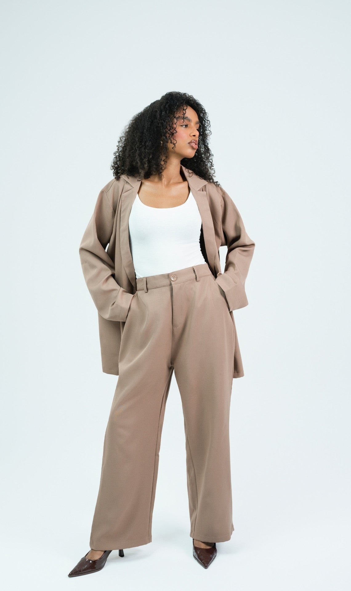 Ensemble Blazer et pantalon BEIGE