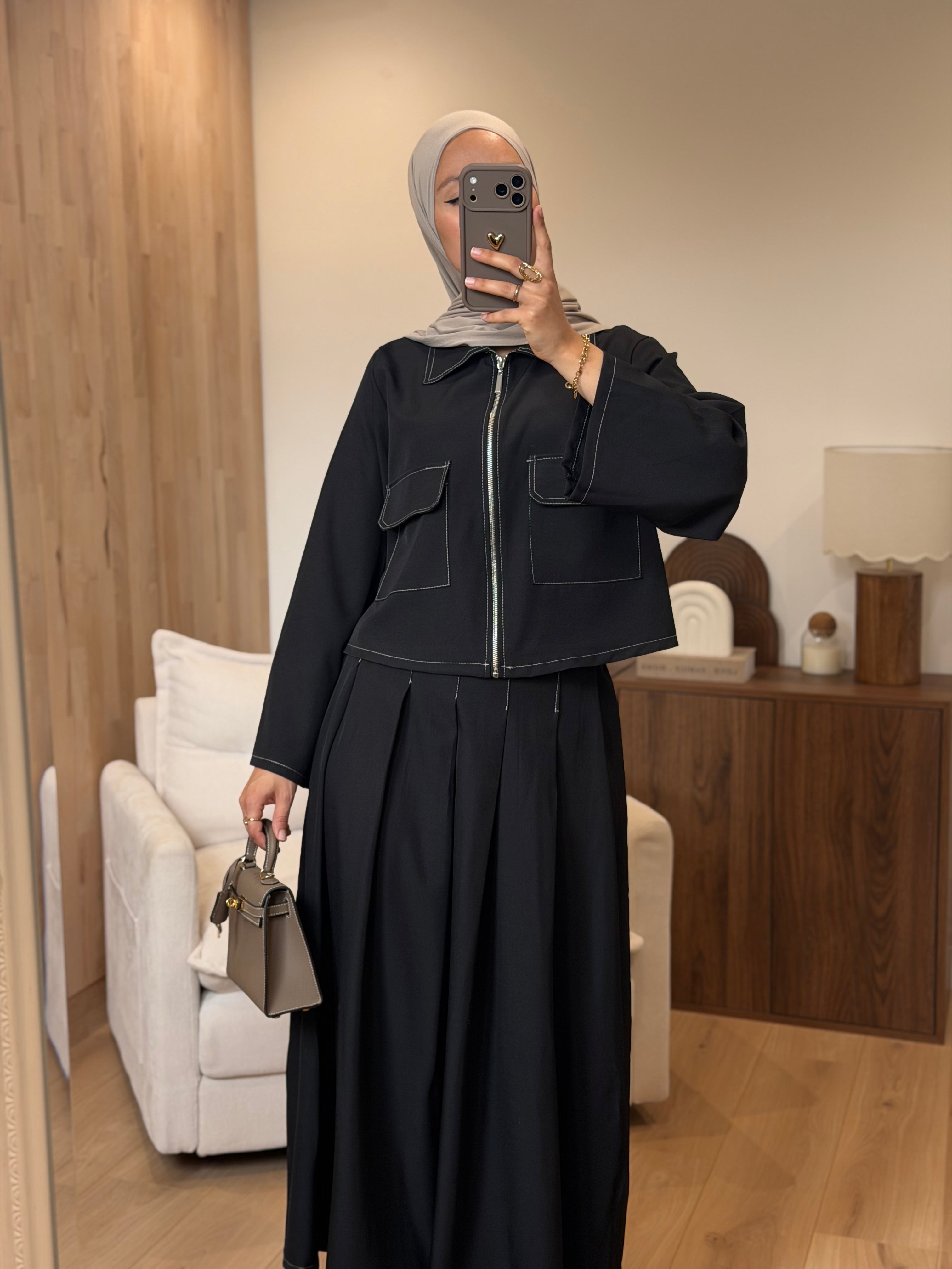 Ensemble jupe/chemise Nella